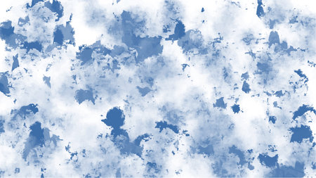 Abstract blue watercolor background.Hand painted watercolor. vectorのイラスト素材