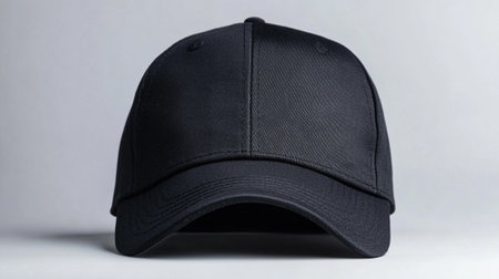 Blank cap mockup on blank background. Cap mockup.の素材