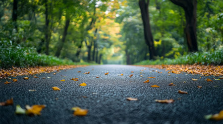 Road background with copy space for your design.の素材