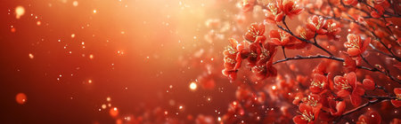 Illustration of Chinese background with copy space.の素材