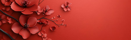 Illustration of Chinese background with copy space.の素材