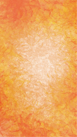 Abstract orange watercolor background.Hand painted watercolor. vectorのイラスト素材