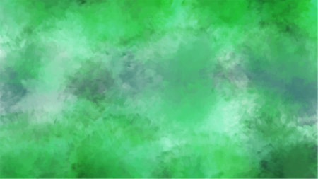 Abstract green watercolor background.Hand painted watercolor. vectorのイラスト素材