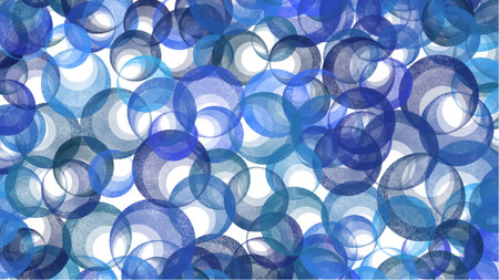 Abstract blue watercolor background.Hand painted watercolor. vectorのイラスト素材