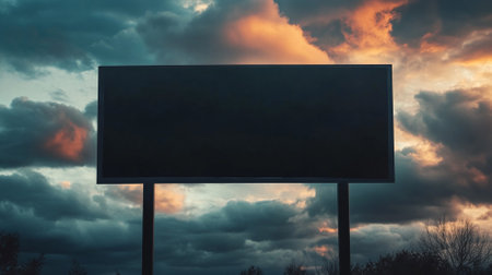 Mockup. Blank banner for your design.の素材