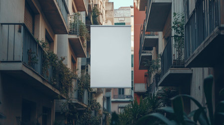 Mockup. Blank banner for your design.の素材