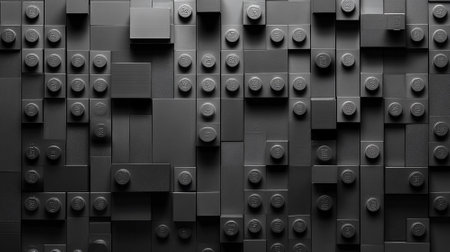 Lego background with copy space. Generative AIの素材