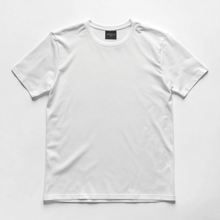 Mockup T-Shirt on white background.の素材