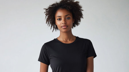 Mock up T-shirt for your design.の素材