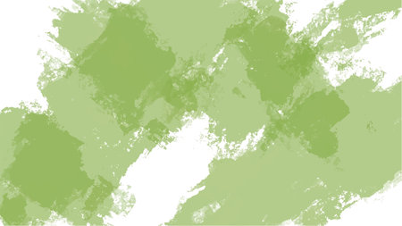 Abstract green watercolor background.Hand painted watercolor. vectorのイラスト素材
