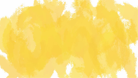 Yellow watercolor background with copyspace for your design. vector.のイラスト素材