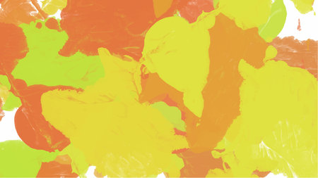 Yellow watercolor background with copyspace for your design. vector.のイラスト素材