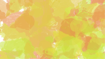 Orange watercolor background with copy space. vectorのイラスト素材