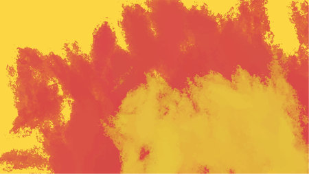 Orange watercolor background with copy space. vectorのイラスト素材