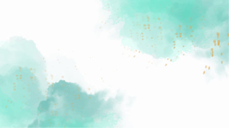 Green watercolor background with copyspace for your design. vector.のイラスト素材