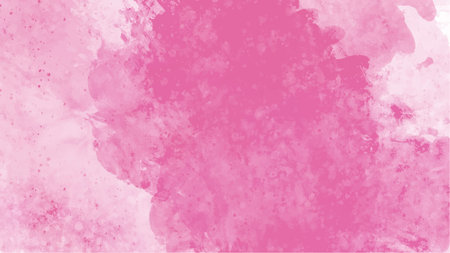 Pink watercolor background with copyspace for your design. vector.のイラスト素材