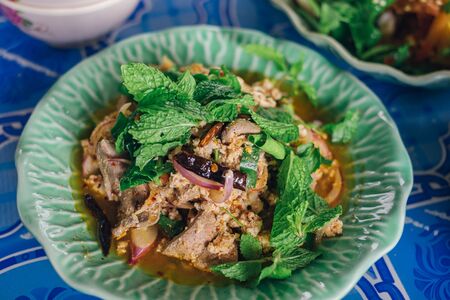 Ground Pork Saladの写真素材