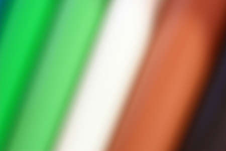 Colored vinyl tubes as an abstract blurredの写真素材