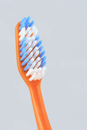 Close up of a tooth brush as a concept for daily health care