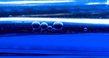 Colorfull abstract from blue bubblesの写真素材