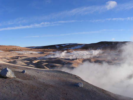 Smoke throughの写真素材