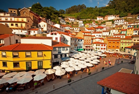 Nice houses in the old townのeditorial素材