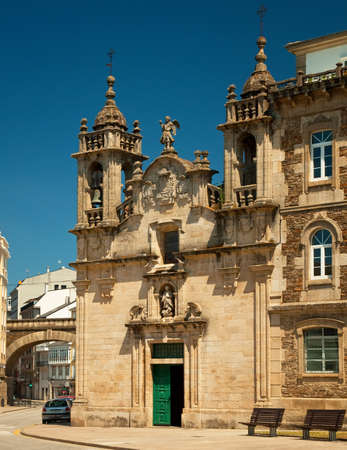 Nice houses in the old town of the city のeditorial素材