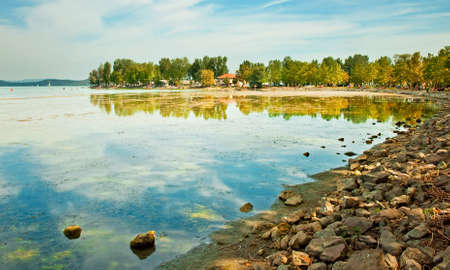 Lake Balaton, Hungary の写真素材