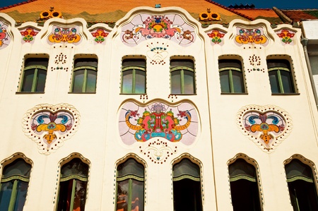 Nice house in the old town のeditorial素材