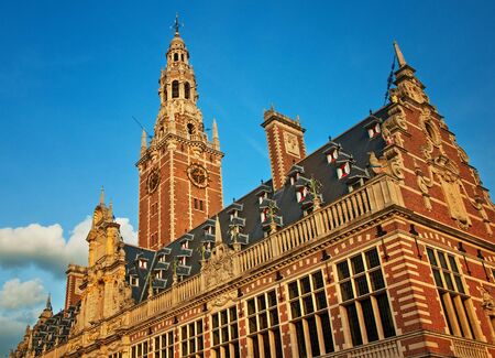 The city library of Leuven, Belgium の写真素材