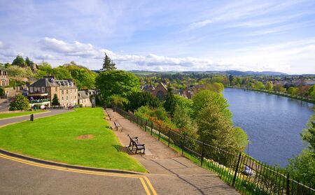 Inverness city Scotland の写真素材