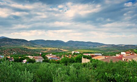 Small village in Spainの写真素材