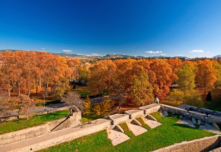 View on Pamplona, Navarraの写真素材