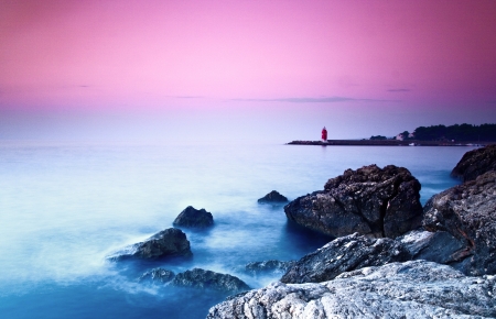 Harbor in Croatia の写真素材