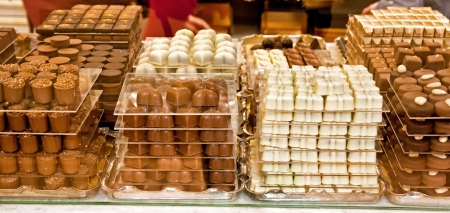 Belgian chocolatesの写真素材