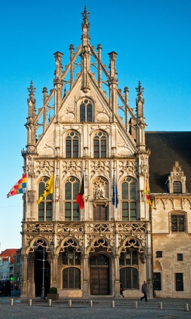 View of the Grote Markt, Mechelen, Belgium の写真素材