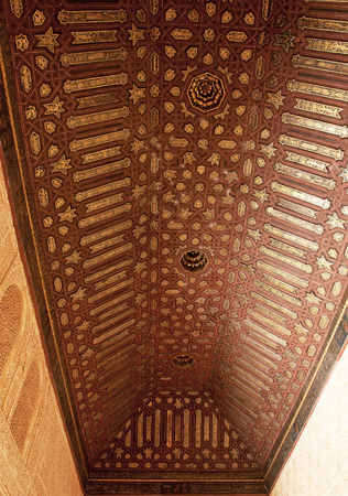 Interior of the famous Alhambra in Granada, Spainのeditorial素材