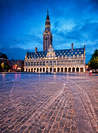 Library of Leuven, Belgiumの写真素材
