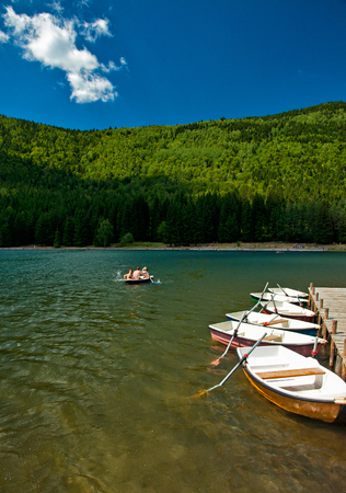Saint Anna lake in summerのeditorial素材