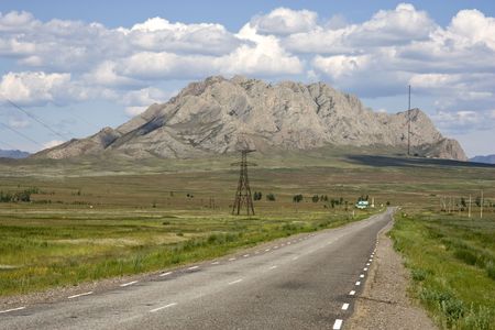 Empty highway.の写真素材