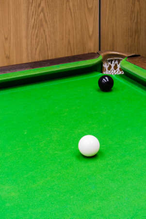 snooker ball on the table