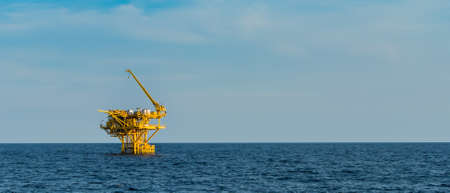 oil platform on the seaのeditorial素材