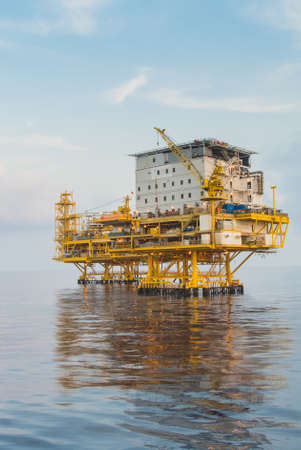 oil platform on the seaのeditorial素材