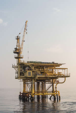 oil platform on the seaのeditorial素材