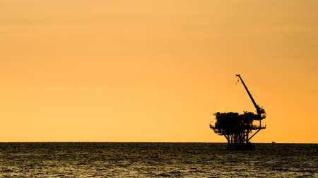 oil platform on the seaのeditorial素材