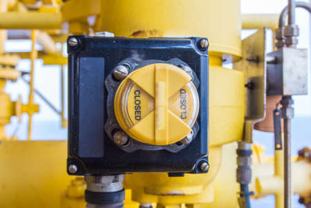 valve in oil and gas industryの写真素材