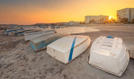 Ibiza island sunset viewの写真素材