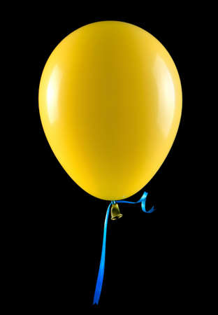 flying balloons isolatedの写真素材