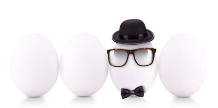 Success Symbol Concept with white eggの写真素材