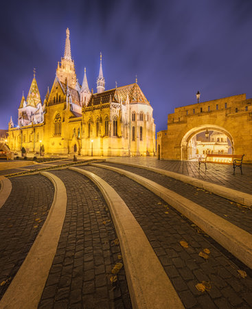 Fishermens bastion in Budapest, Hungaryのeditorial素材